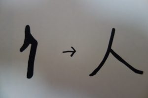 人と入の違いとは 小学1年生が漢字の違いを覚えれる方法をご紹介